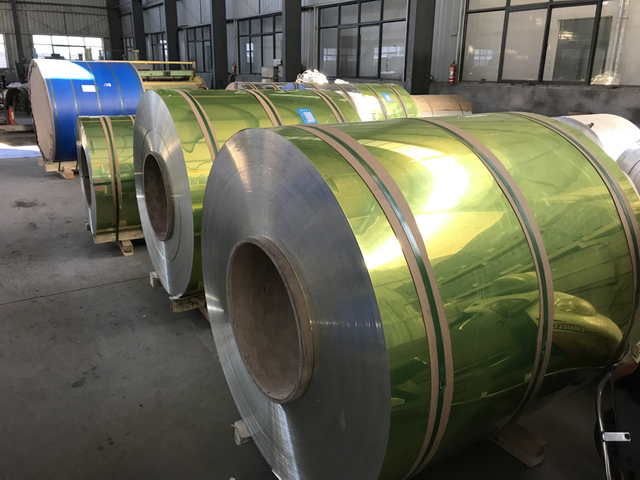 Bobina de aluminio resistente recubierta