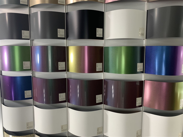 Feuille d'aluminium colorée pour camping-car