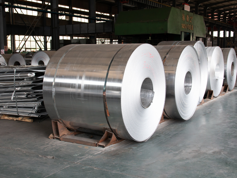 Bobina de aluminio doblada para m&aacute;quina